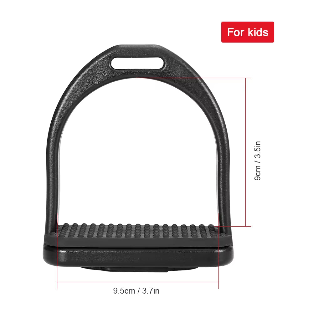 2 PCS Horse Riding Stirrups Plastic Horse Saddle Anti-Skid Horse Pedal Super Lightweight Equestrian Safety Equipment