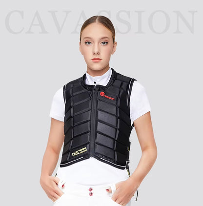 Protective Vest Thickened Equestrian Armor Equestrian Riding Safety Body Protector Horse Riding Vest Equestrian Body