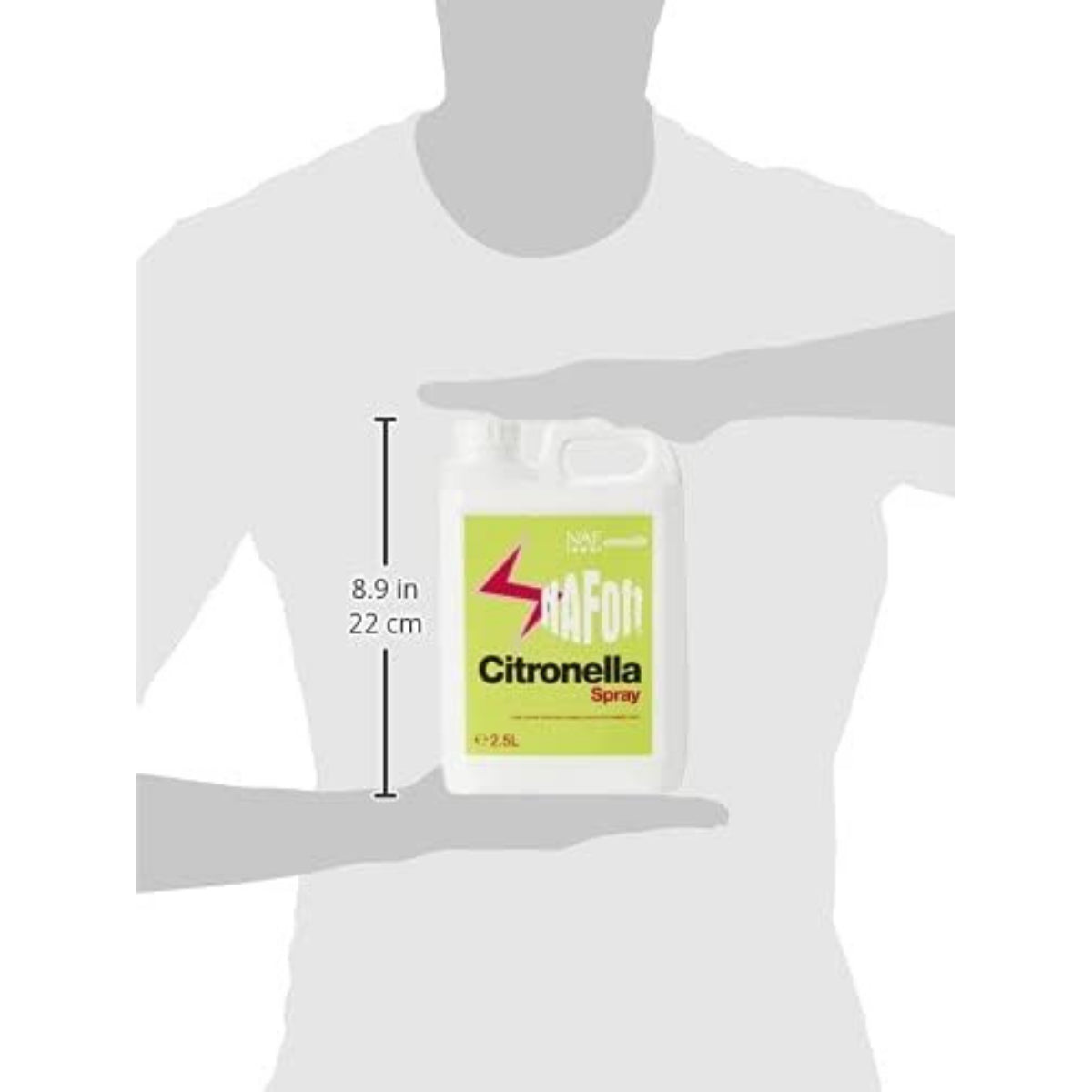 NAF off Citronella Refill Spray 2.5L & Gel 750G for Fleas & Ticks Long Lasting