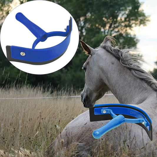 Quality Animal Equine Sweat Scraper Blade Horse Cleaning Brush Horse Care Grooming Sweat Scraper