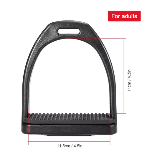 2 PCS Horse Riding Stirrups Plastic Horse Saddle Anti-Skid Horse Pedal Super Lightweight Equestrian Safety Equipment