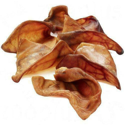 Pigs Ears Extra Large Dog Treats Chew High in Protein Low in Fat Hypoallergenic