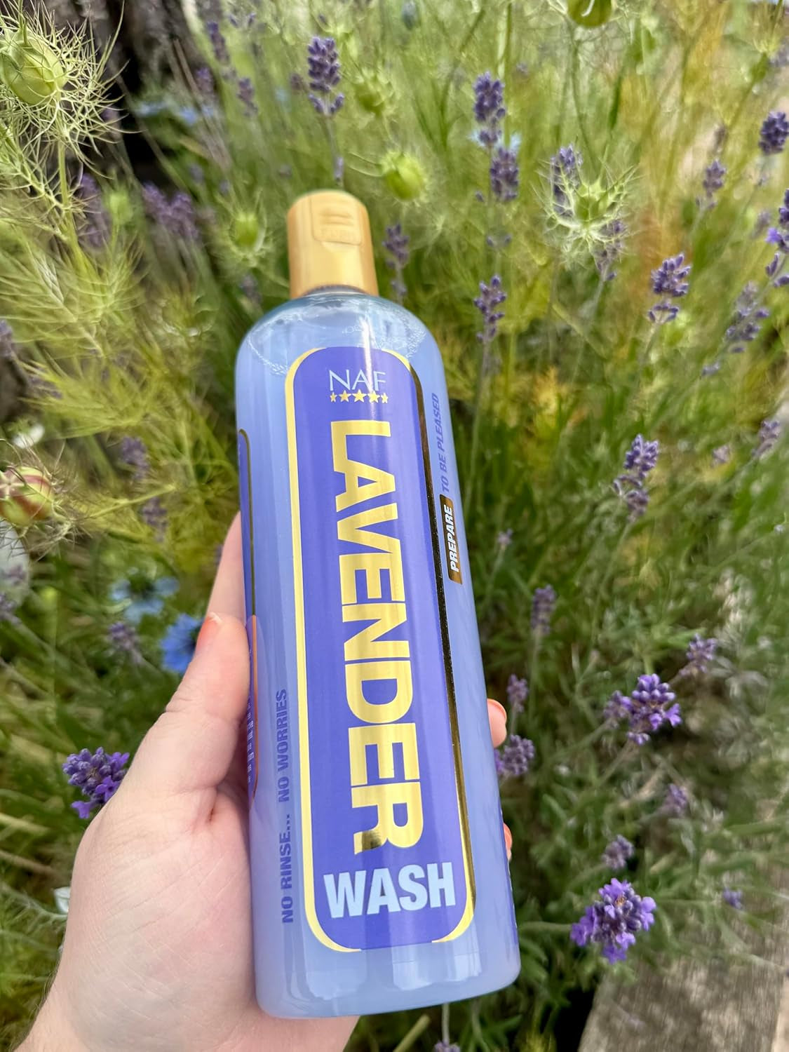 Lavender Wash 500Ml – No-Rinse Refreshing Wash for Horses – Gently Cleans & Soothes after Exercise – with Natural Lavender Oil
