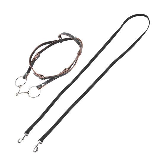 Horse Bridle Horse Bridle with Rein Adjustable Size Cowhide Sturdy Comfortable Horse Headstall for Riding Horse Bridle with Rein