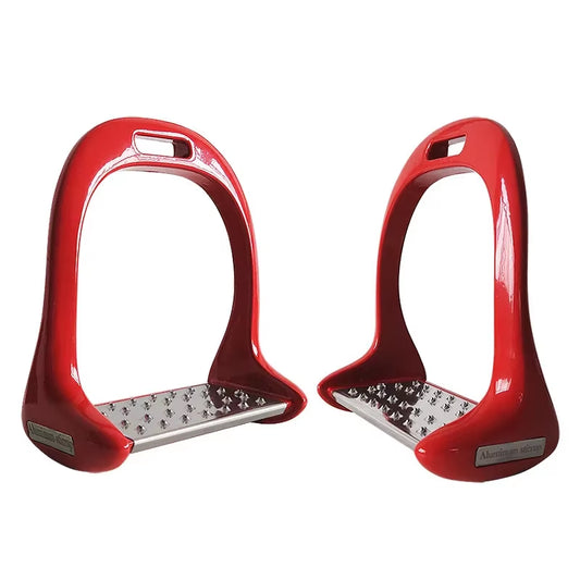 1 Pair Pedal Equipment Horse Stirrups anti Slip Equestrian Safety Aluminium Alloy Riding Treads Lightweight Outdoor Sports