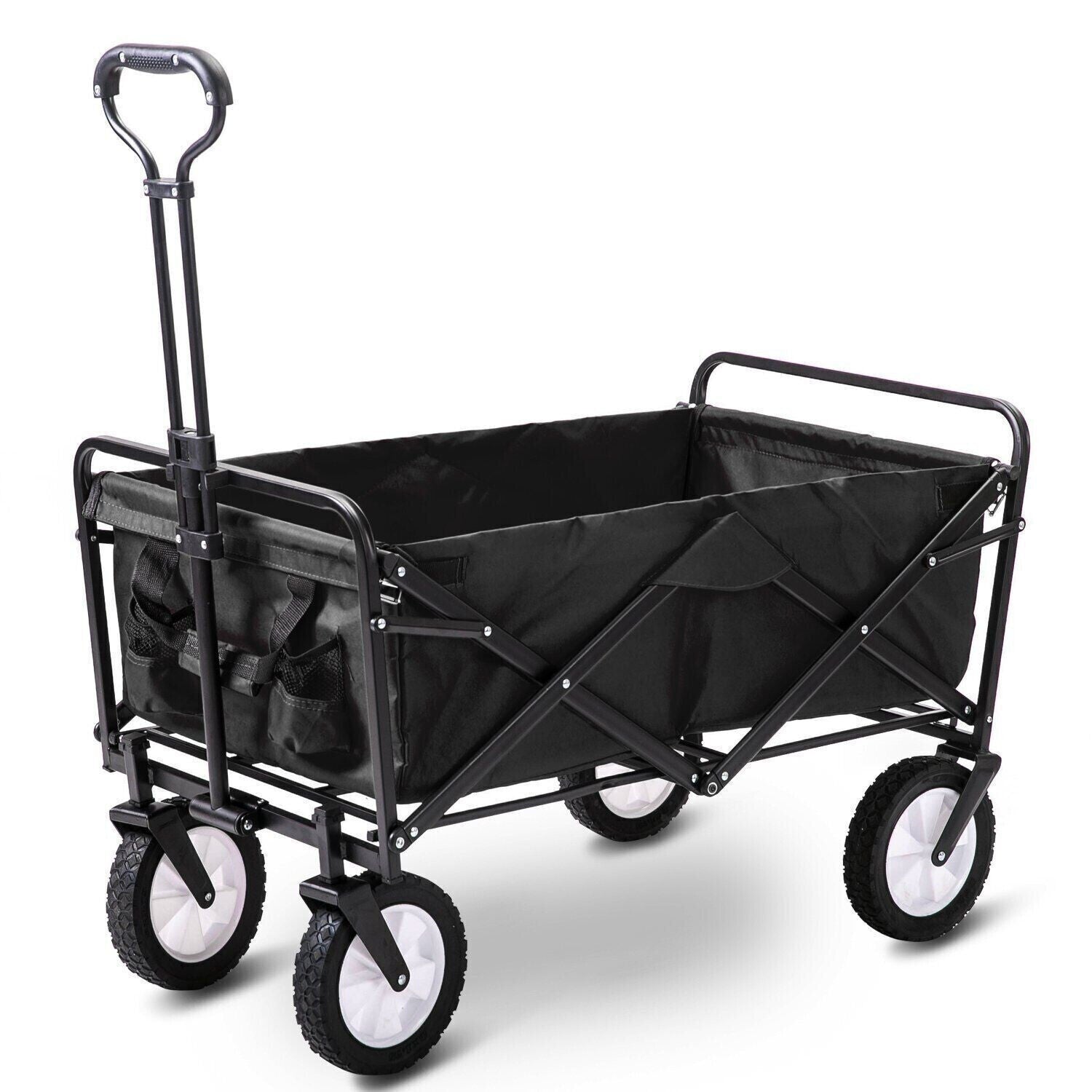 Heavy Duty Foldable Camping Outdoor Garden Trolley Cart Wagon Truck Wheelbarrow